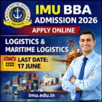 IMU BBA Admission 2026 logistics retailing e commerce maritime logistics course apply online Indian Maritime University