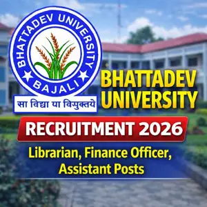Bhattadev University Recruitment 2026 Librarian Finance Officer Junior Assistant Vacancy Assam