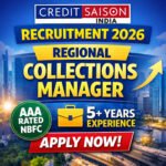 Credit Saison India Recruitment 2026 Regional Collections Manager Job Vacancy Apply Online