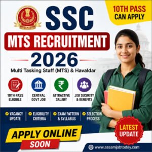 SSC MTS Recruitment 2026 Notification – Apply Online for MTS & Havaldar Posts | 10th Pass Govt Jobs