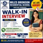 Carmel School Digboi Recruitment 2026 featured image for Physical Training (P.T.) Teacher and Office Clerk vacancy in Assam. Apply before 10 July 2026.