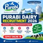Purabi Dairy Recruitment 2026 Assistant-I Billing vacancy in Guwahati
