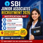 SBI Junior Associates Recruitment 2026 – 7,680 vacancies, Assam vacancy and salary details