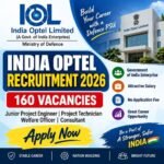 India Optel Recruitment 2026 – 160 vacancies for Junior Project Engineer, Project Technician, Welfare Officer and Consultant