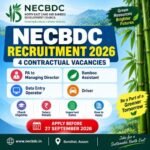 NECBDC Recruitment 2026 for PA, Bamboo Assistant, Data Entry Operator and Driver in Assam