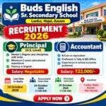 Buds English Sr. Secondary School Recruitment 2026 for Principal and Accountant posts in Lanka Hojai Assam